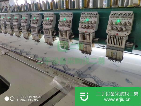 浙江出售二手越旺繡花機28頭330全伺服