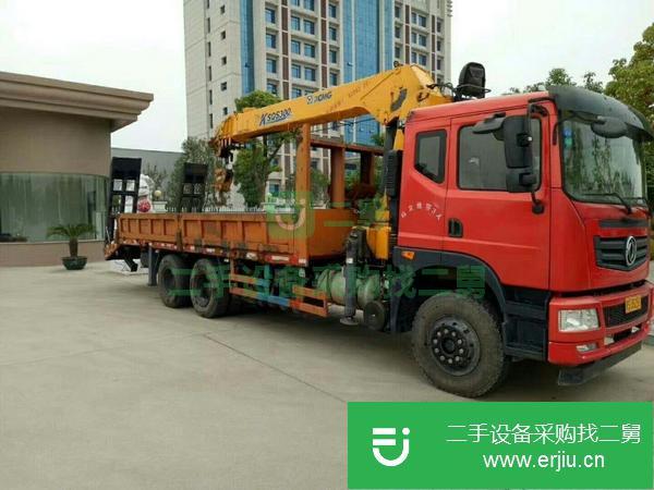 廣西出售二手后八輪徐工12噸平板隨車吊