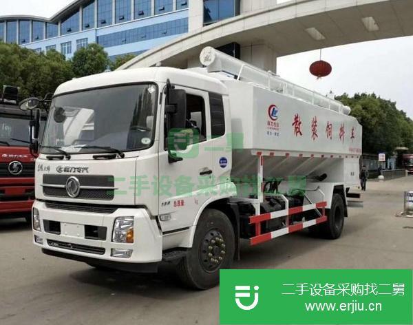 山東出售二手天錦20方散裝飼料運輸車