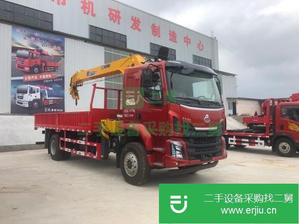 廣西出售二手柳汽乘龍單橋吊車 上裝徐工8噸吊機 6米貨箱
