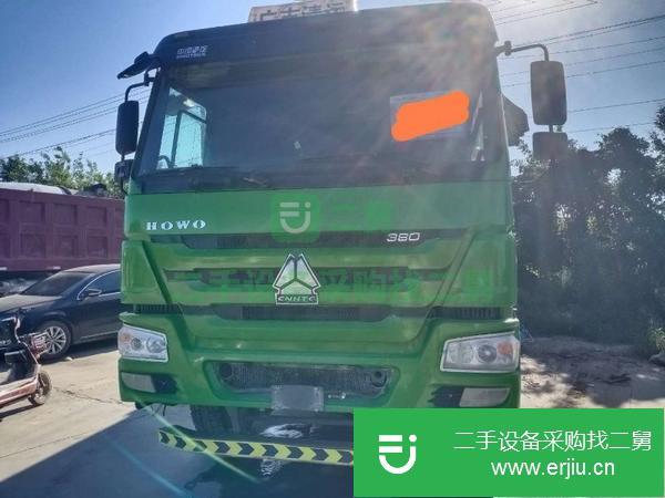 山東出售二手18年豪沃自卸車后八輪國五5.8米380馬力