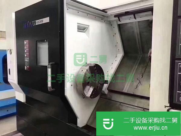 江蘇出售二手韓國現(xiàn)代威亞重型L600AW數(shù)控斜軌車床
