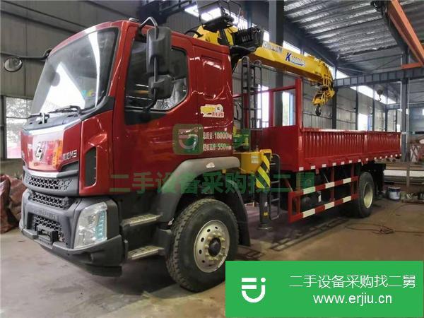 浙江出售二手柳汽5100軸距8噸隨車吊玉柴200馬力發(fā)動機(jī)