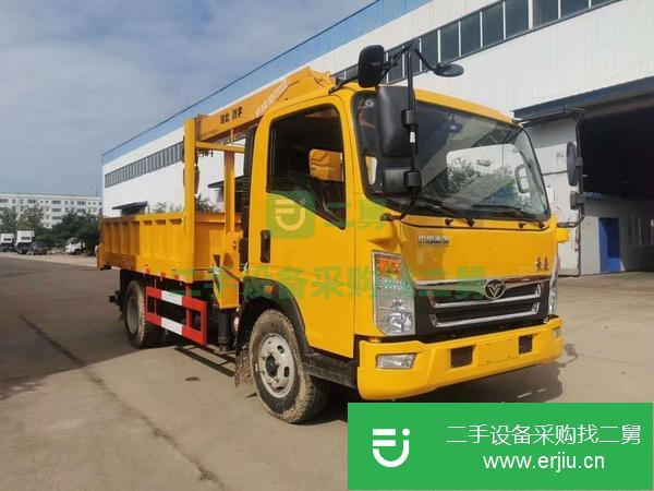 湖北出售二手5噸重汽豪曼云內130馬力隨車吊