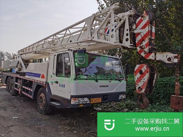 黑龍江出售二手中聯25噸五節臂吊車全手續