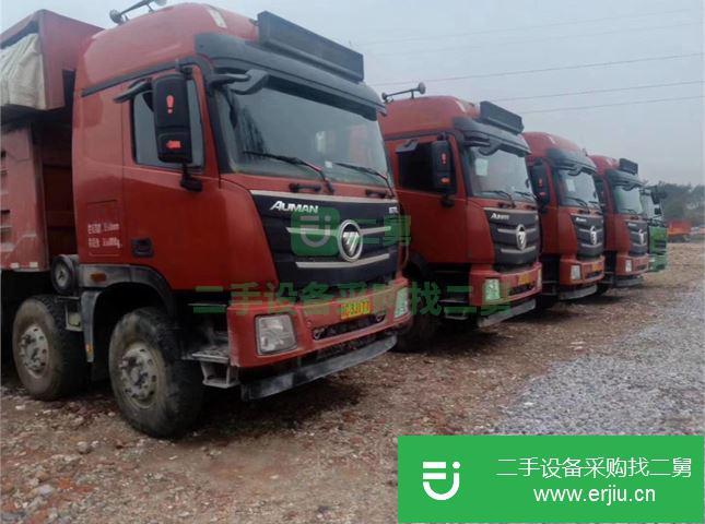 江西出售二手福田歐曼自卸貨車