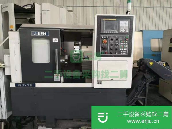 江蘇出售二手凱豐數控斜身車床帶排削機尾座