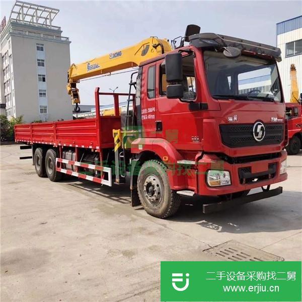 貴州出售二手陜汽德龍10噸隨車吊可分期