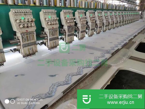 浙江出售二手越旺繡花機28頭330全伺服