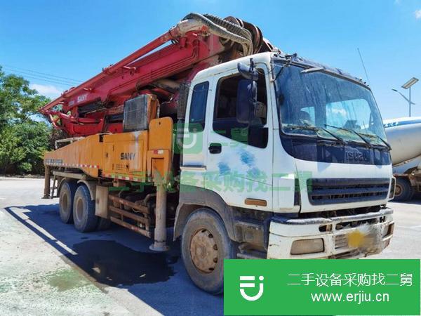 湖南出售二手五十鈴46米泵車雙油泵大排量手續齊全
