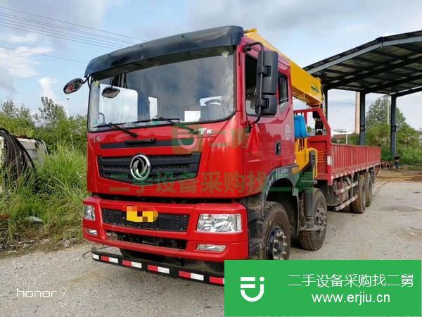 江西出售二手東風前四后八16噸隨車吊