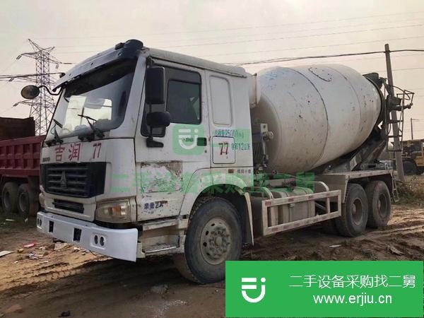 湖南出售二手豪沃大12方攪拌車