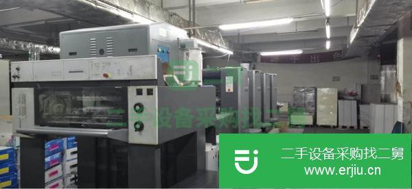 天津出售二手2001年海德堡sm74-4四開四色印刷機(jī)