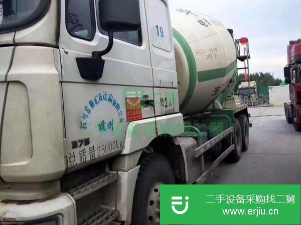 內(nèi)蒙古出售二手德龍攪拌車,大14拉16方
