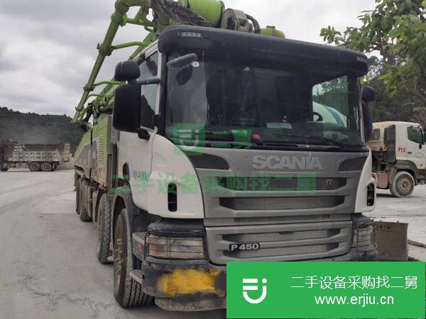 湖南出售二手中聯56米國五泵車車輛手續齊全