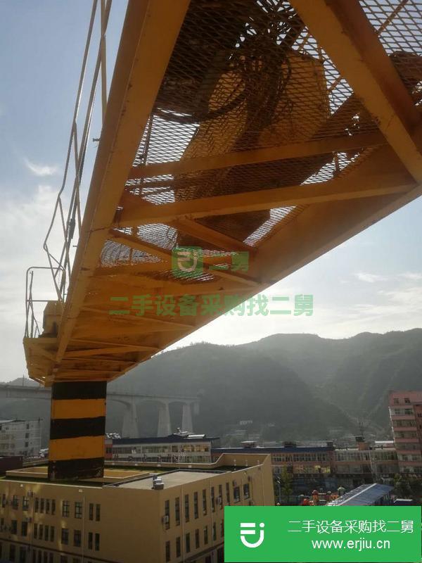 陜西出售二手華塔5511獨(dú)立高度塔吊