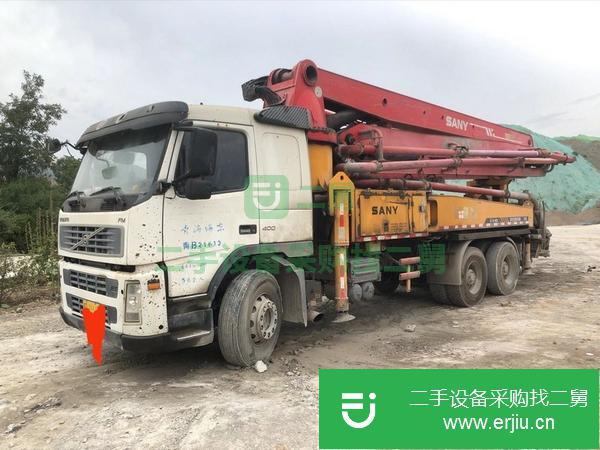 天津出售二手三一重工37米泵車