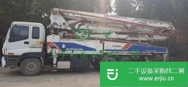 湖南出售二手中聯47米泵車車況不錯續齊全