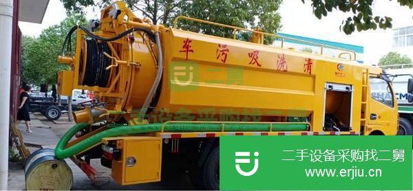 湖北出售二手東風多利卡D7清洗吸污車