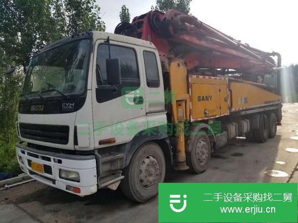 山東出售二手11年三一48米泵車