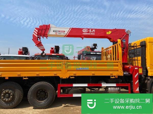 湖北出售二手后八輪長興8噸隨車吊