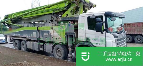 廣東出售二手中聯(lián)56米國(guó)五泵車(chē)