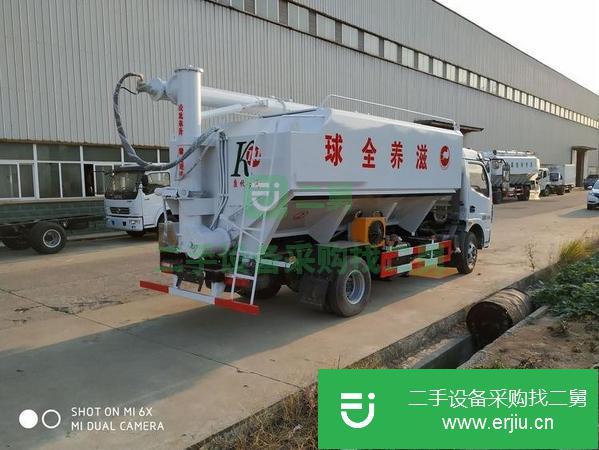 云南出售二手陜汽軒德20方散裝飼料運輸車