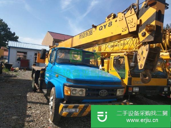 山東出售二手東岳8噸大臂吊車車況好