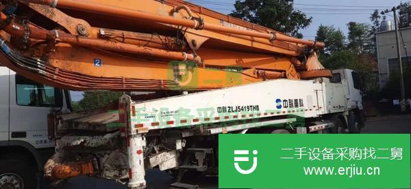 湖南出售二手中聯52米泵車手續齊全