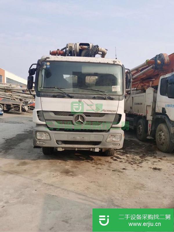 湖南出售二手奔馳52米泵車手續(xù)齊全車況零故障
