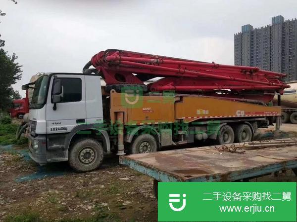 北京出售二手國(guó)五18年三一奔馳56米泵車(chē)