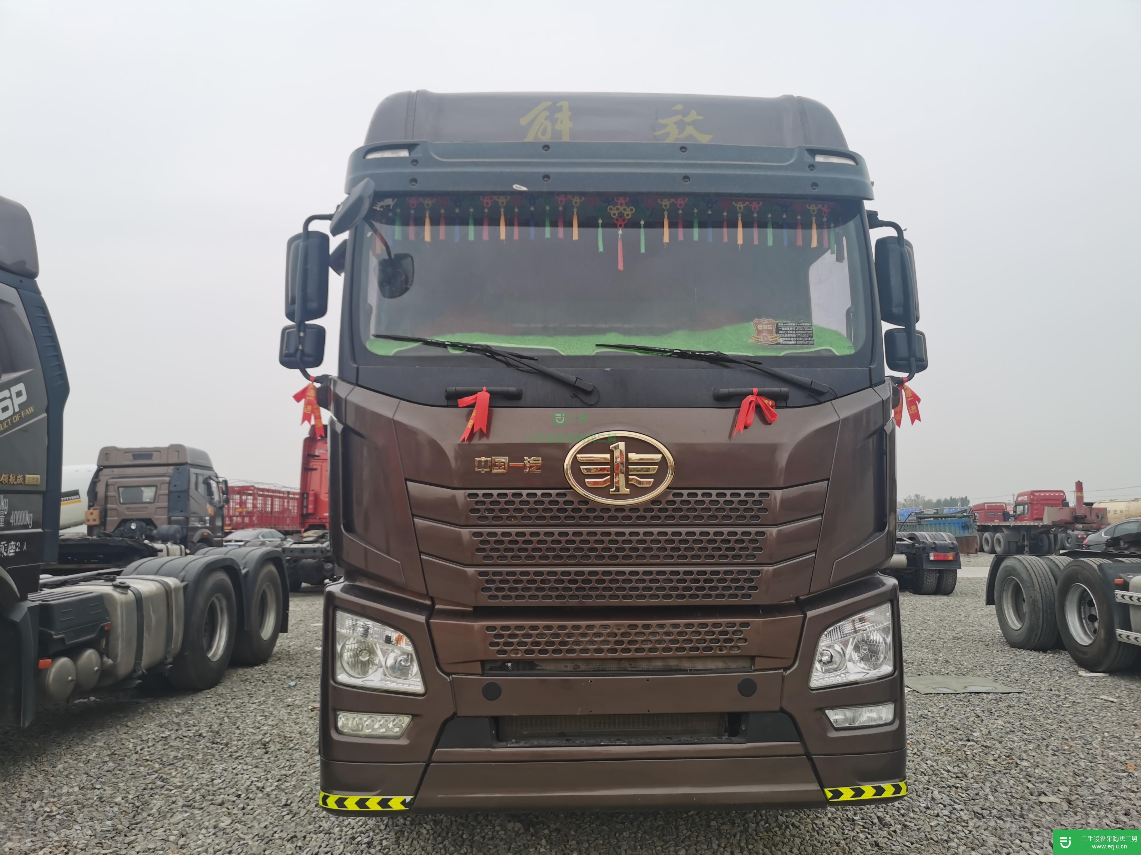 山東出售二手青島解放半掛車