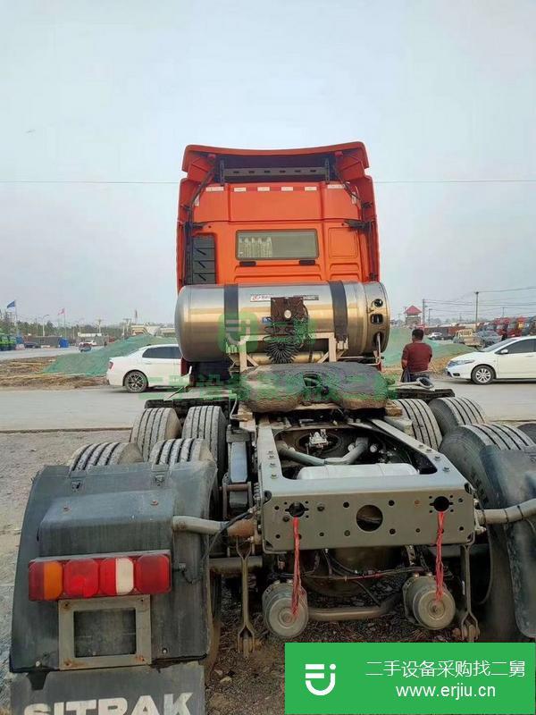 甘肅出售二手汕德卡德國曼發動機430馬力國五牽引車