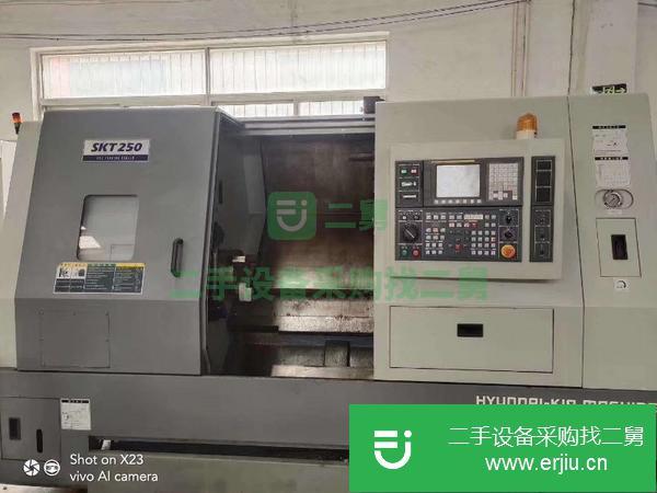 江蘇出售二手起亞SKT250數(shù)控斜身車床