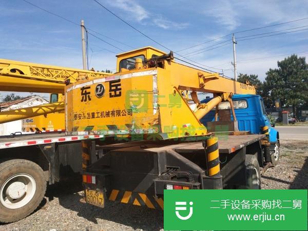 山東出售二手東岳8噸大臂吊車車況好