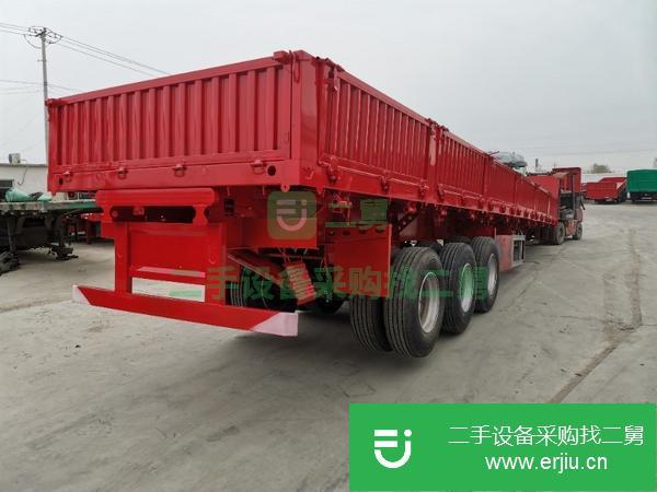 山東出售二手側翻自卸半掛車