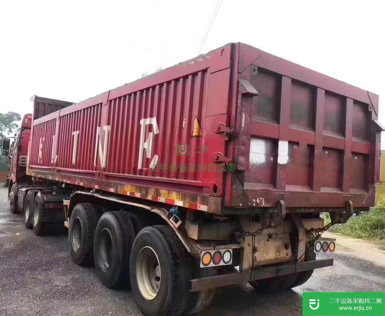 江西出售二手一汽解放半掛車