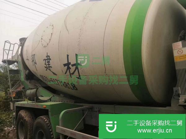 安徽出售二手18年德龍國五排放混凝土攪拌車大14方