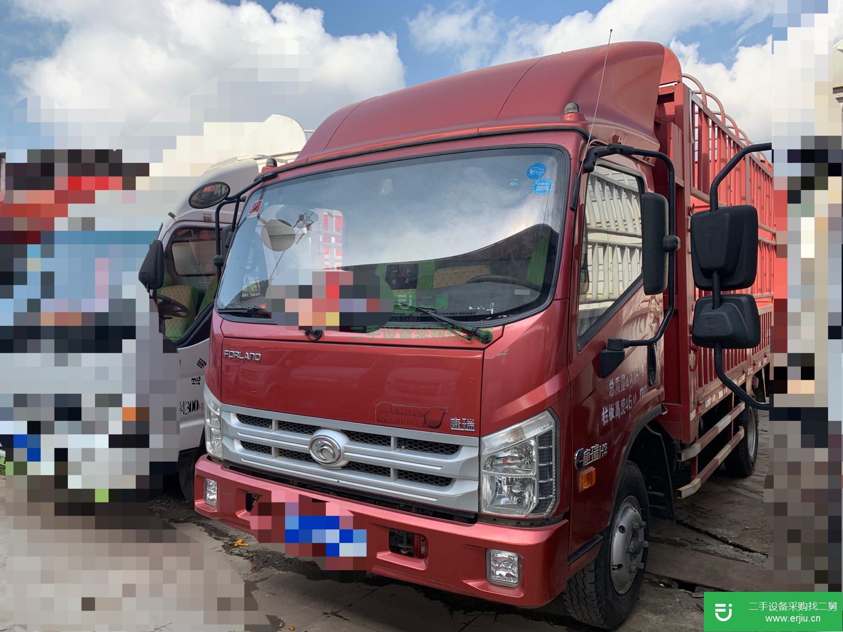 云南出售二手福田瑞沃倉柵載貨車