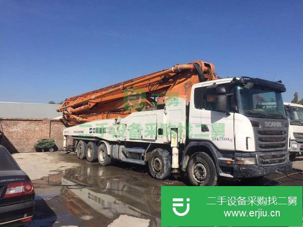 北京出售二手中聯63米泵車工作30萬方