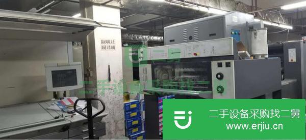 天津出售二手2001年海德堡sm74-4四開四色印刷機(jī)