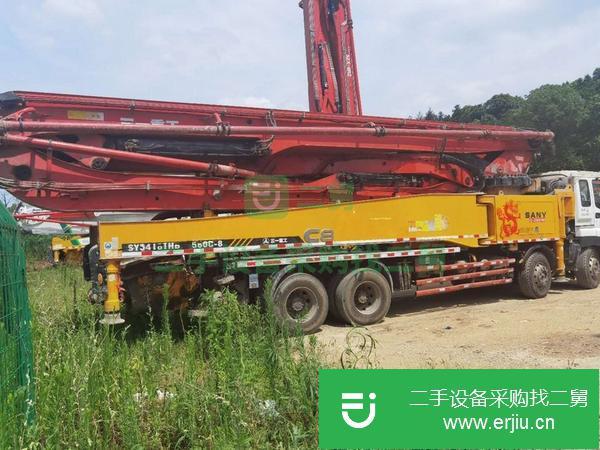 青海出售二手三一56米泵車車況很好手續(xù)齊全