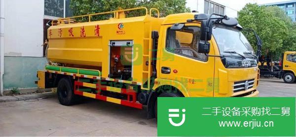 湖北出售二手東風多利卡D7清洗吸污車