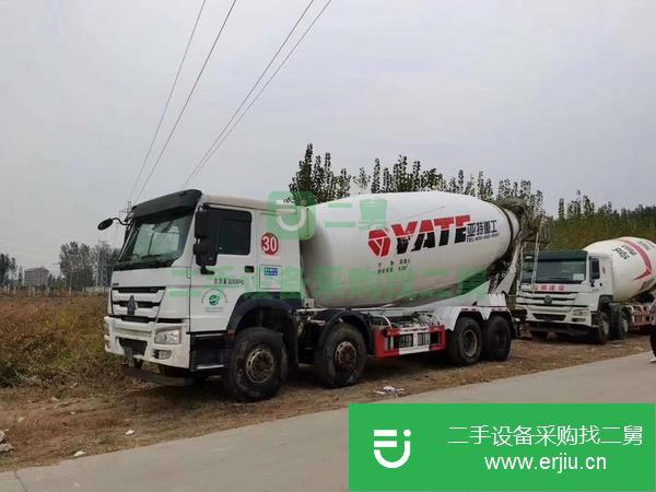 山東出售二手18年6月豪沃22方攪拌車