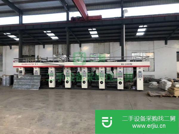 浙江出售二手凹版印刷機1400型6色電腦機
