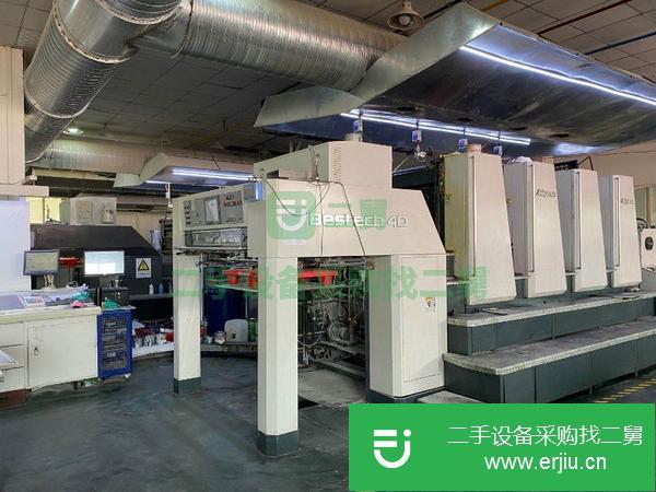 江西出售二手14年秋山對開印刷機