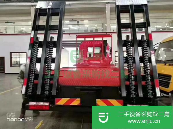 黑龍江出售二手江淮前四后八平板運輸車