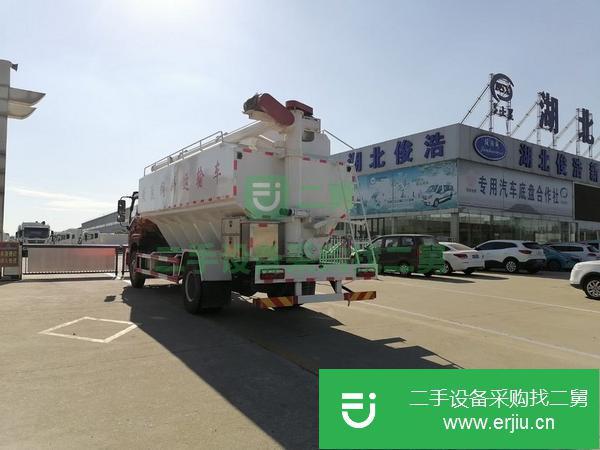 湖北出售二手單橋散裝飼料運輸車