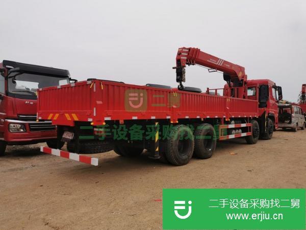 江蘇出售二手東風四軸車型三一14噸隨車吊