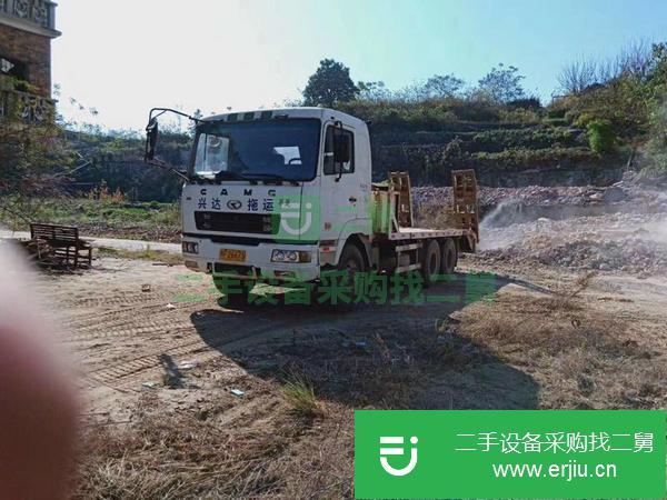 廣東出售二手平板運輸車290馬力10檔箱